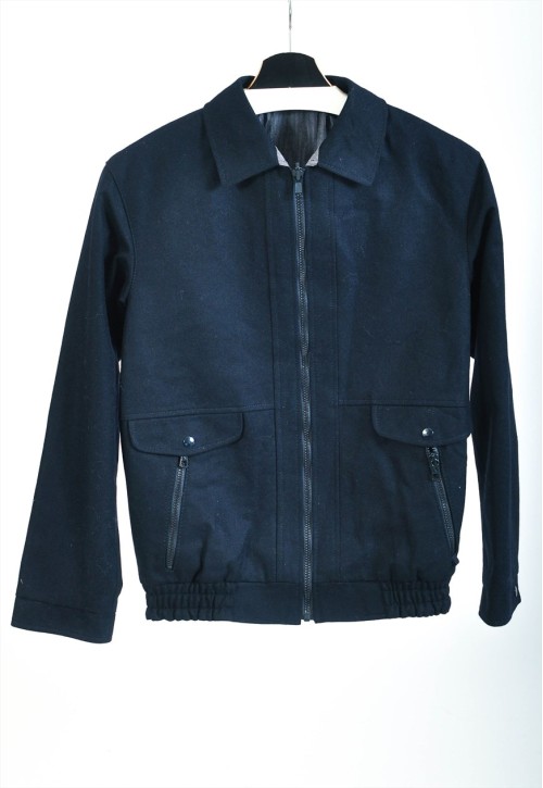Vintage 90s bomber jacket in navy